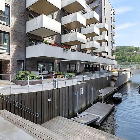 Oceanfront Apartment - Oslo Central - Private Patio Kültér fotó