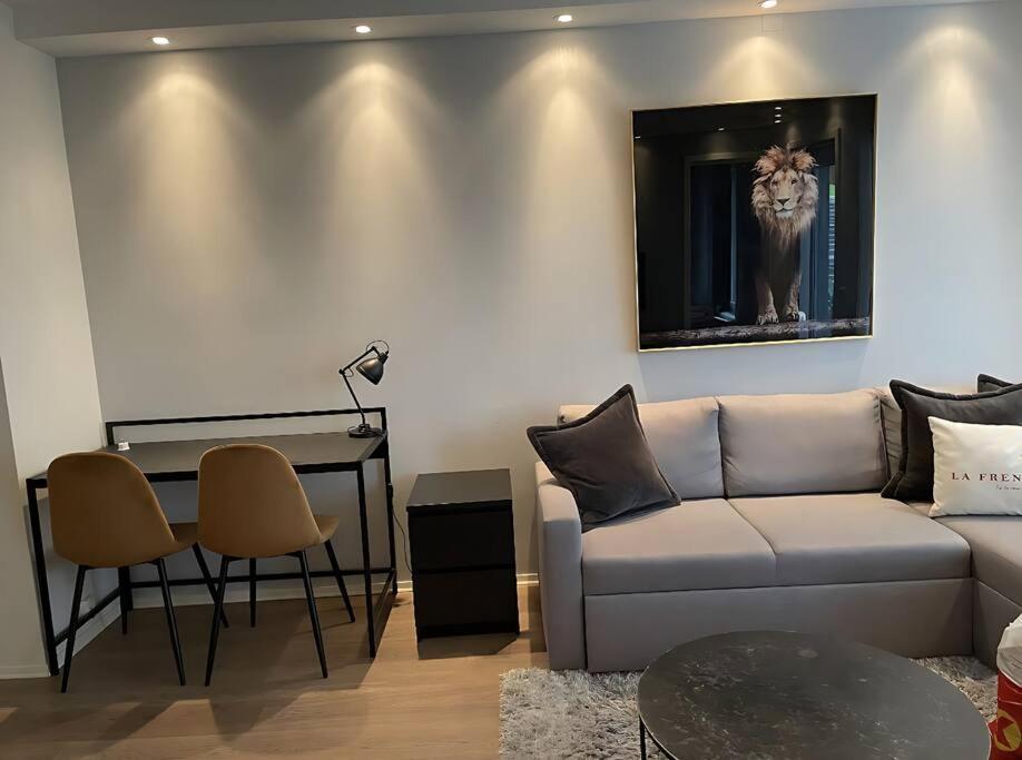 Oceanfront Apartment - Oslo Central - Private Patio Kültér fotó