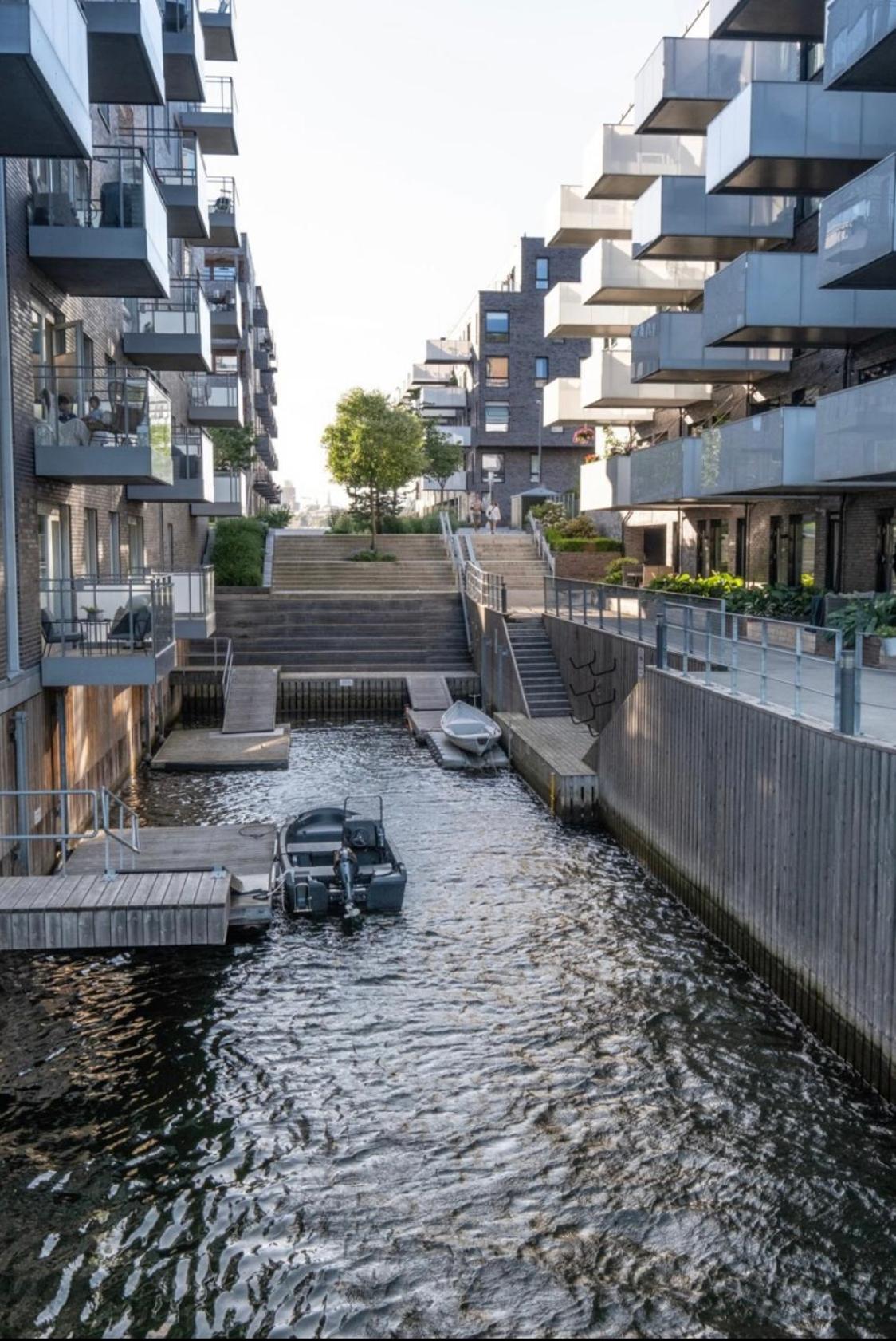 Oceanfront Apartment - Oslo Central - Private Patio Kültér fotó